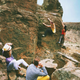 Outdoor research parody of GQ rock climbing photos